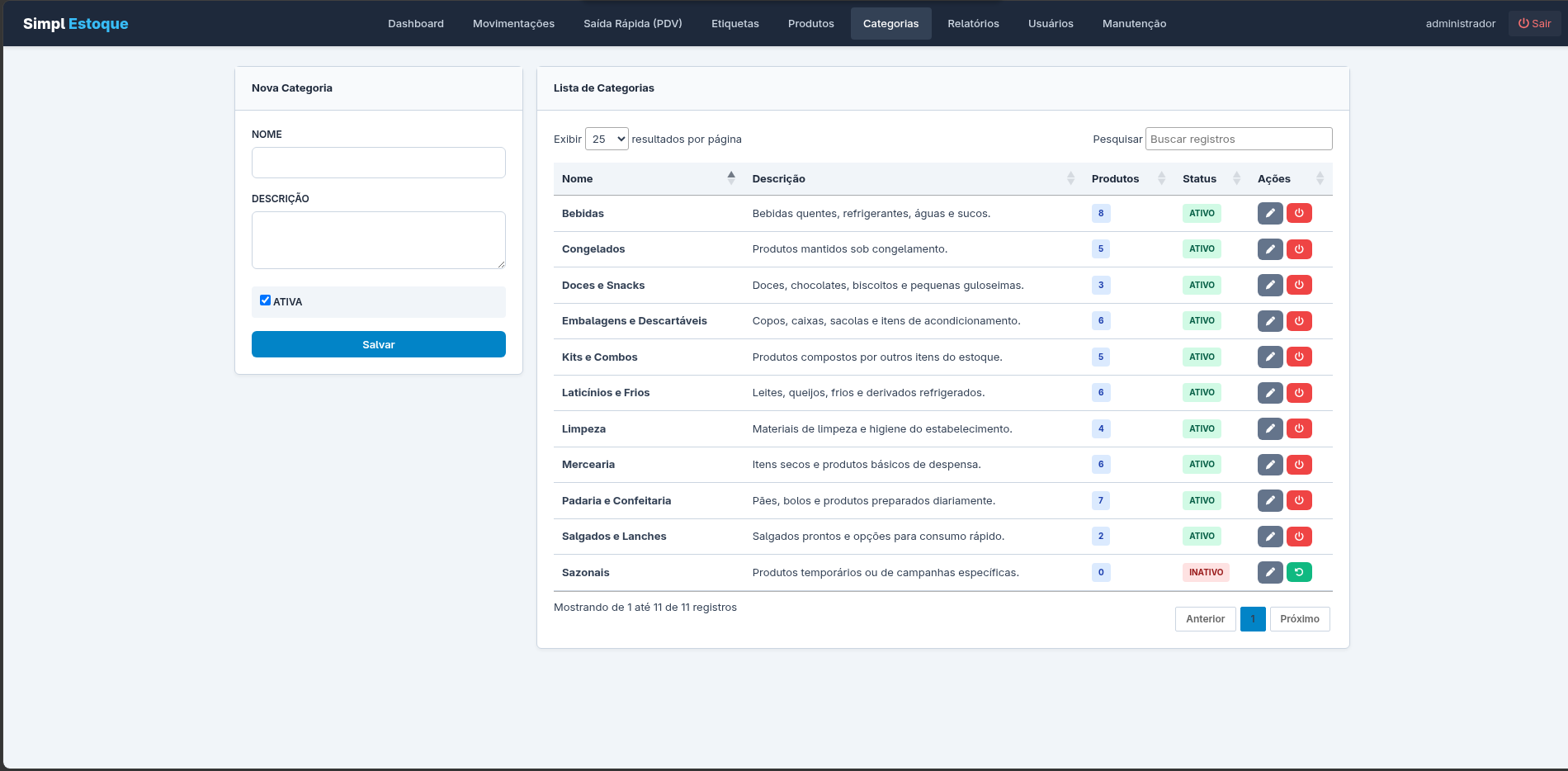 SimplEstoque 4.5 — Sistema PHP de Controle de Estoque com Código-fonte - Imagem 8