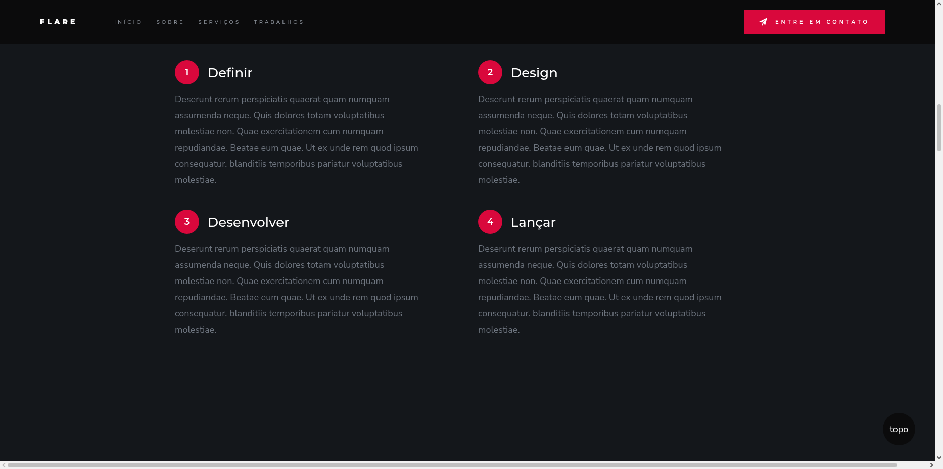 Template HTML5: Flame - Landing Page para Agências Digitais e Startups - Imagem 3