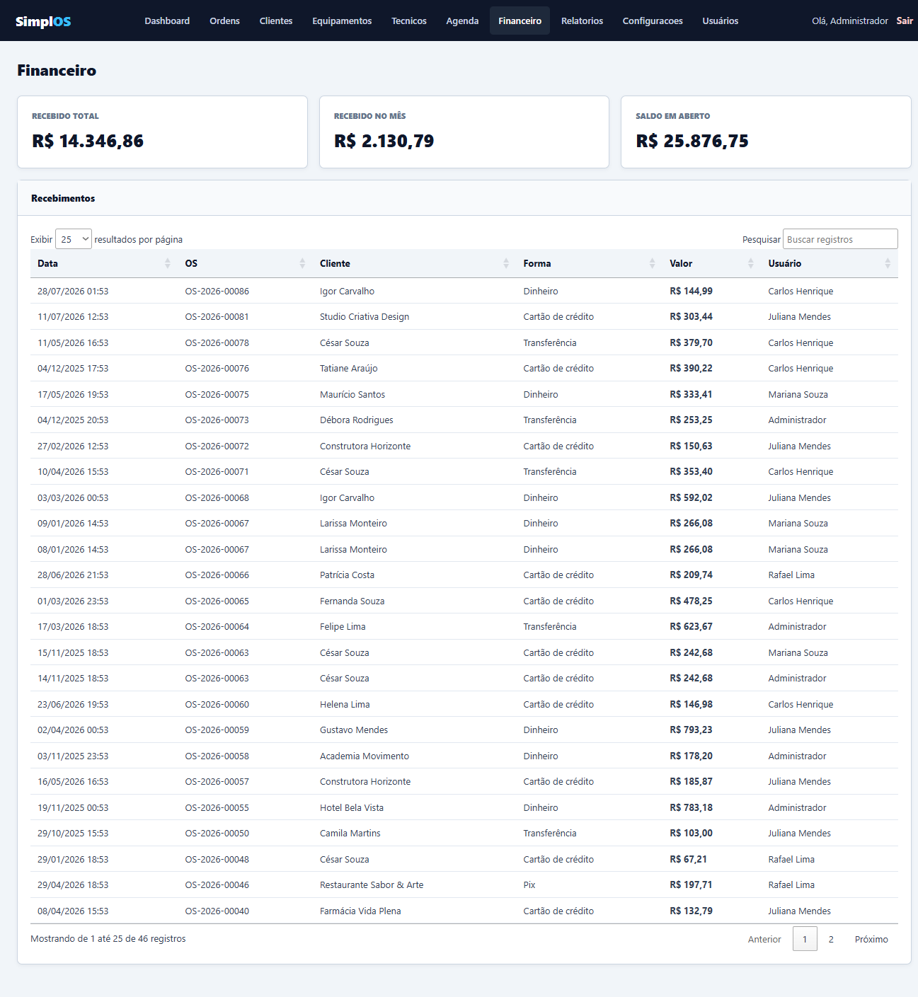 SimplOS — Sistema de Ordem de Serviço em PHP com Código-Fonte - Imagem 10